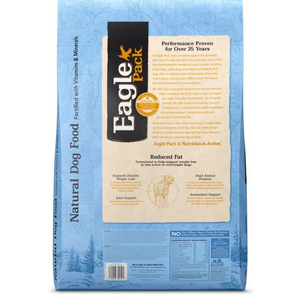 Eagle Pack Reduced Fat Dry Dog Food - Healthber