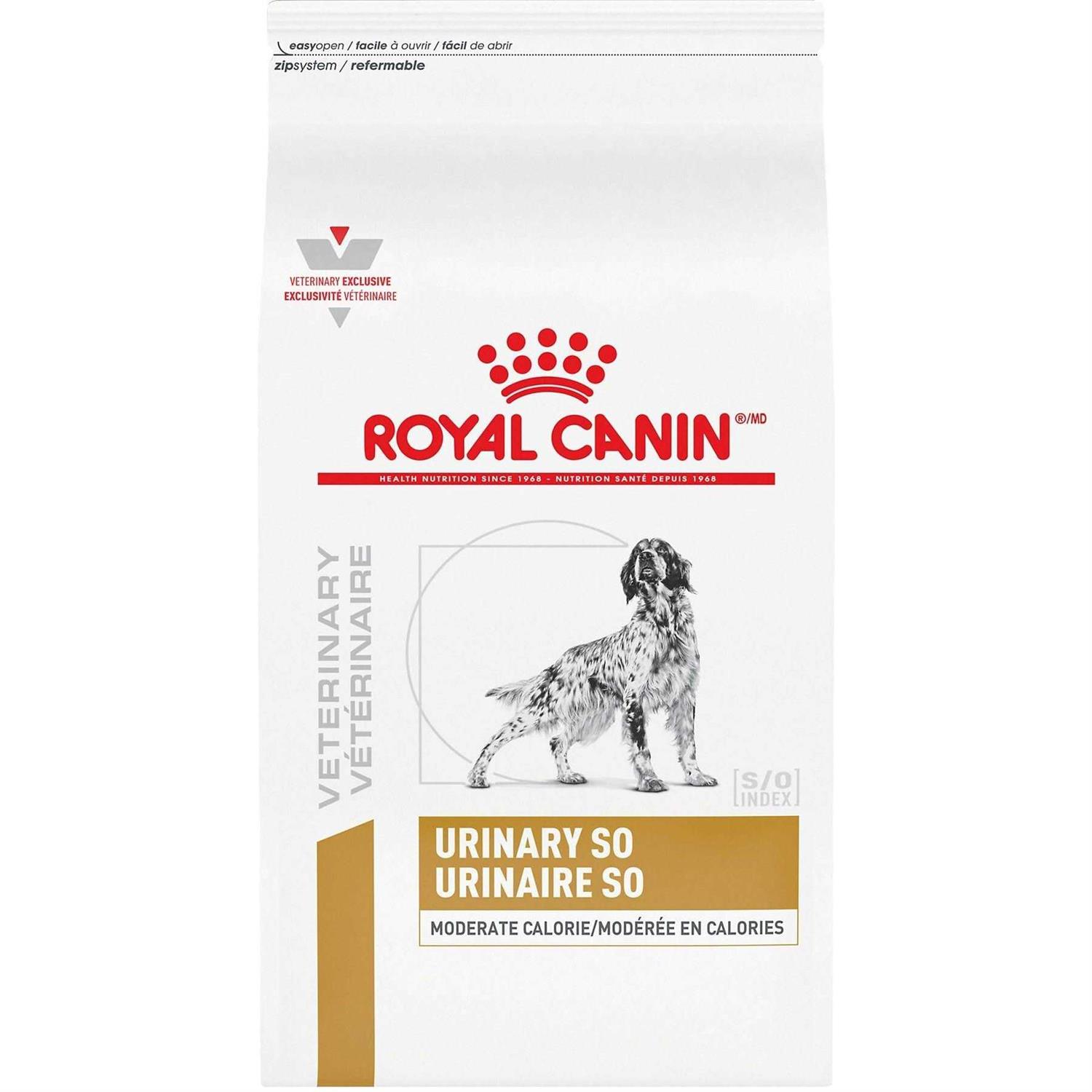 Royal Canin Veterinary Diet Urinary SO Moderate Calorie Dry Dog Food - Healthber