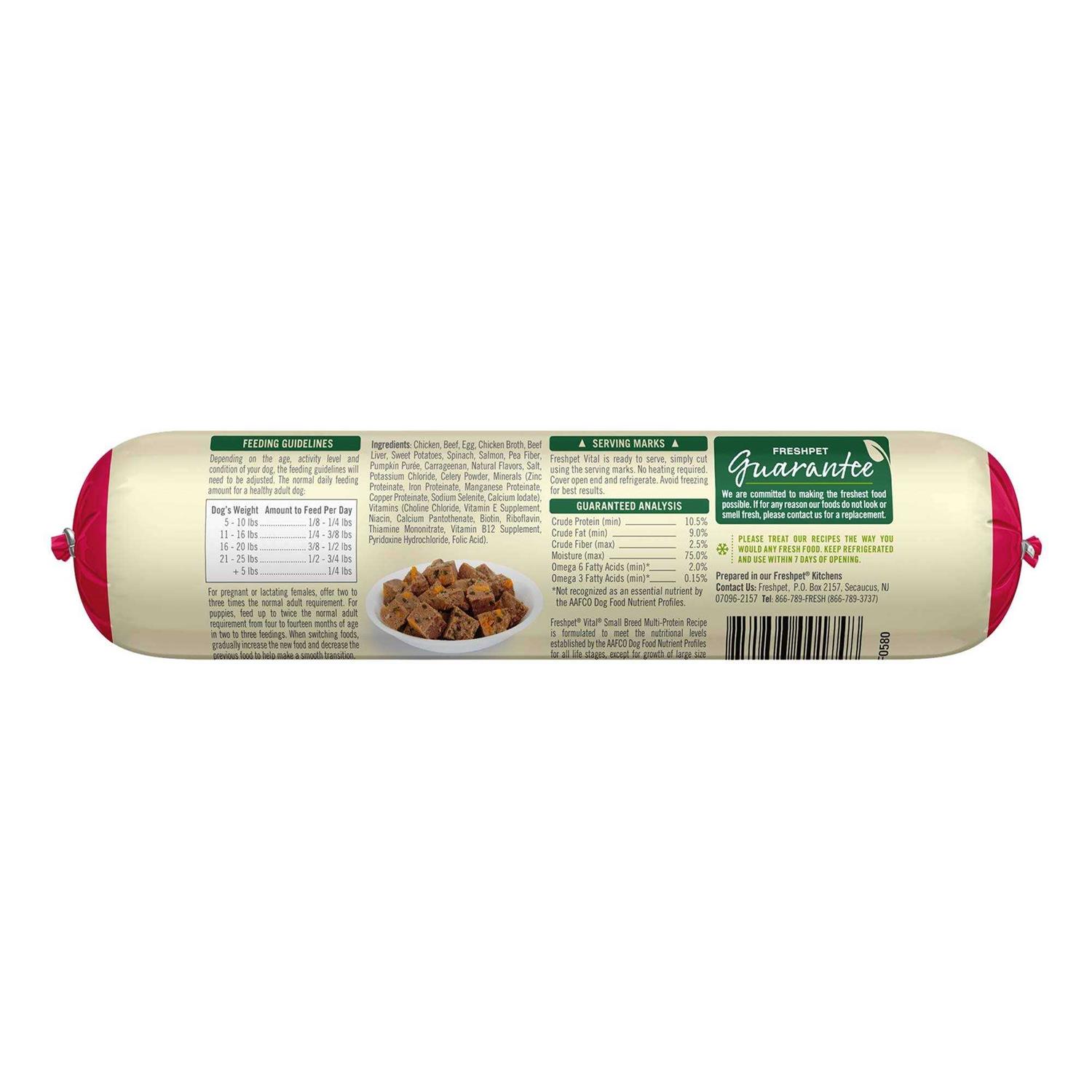 Freshpet Vital Grain-Free Dog Food Recipe Small Breed - Healthber