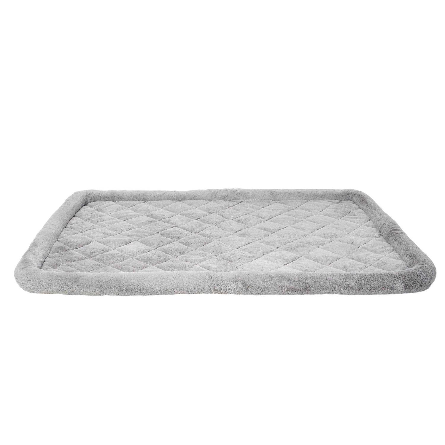 Top Paw Plush Crate Mat Grey - Healthber