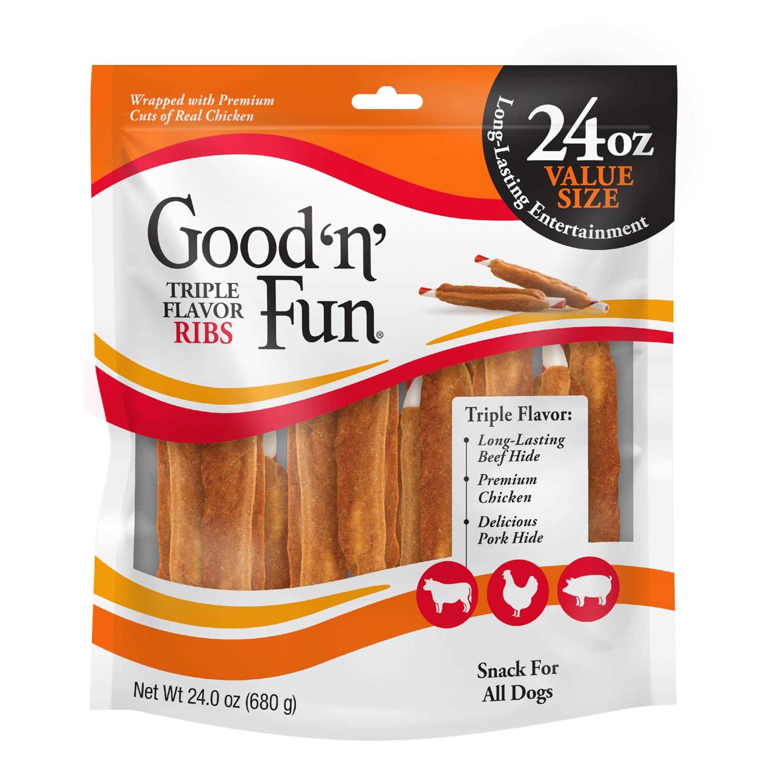 Healthy Hide Good n Fun Triple Flavor Ribs - Healthber