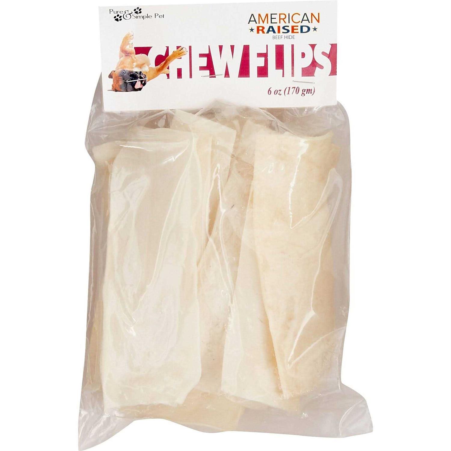 Pure & Simple Pet Rawhide Chew Flips - Healthber
