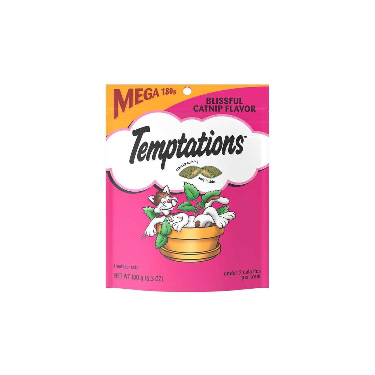 Temptations Blissful Catnip Flavor Cat Treats - Healthber