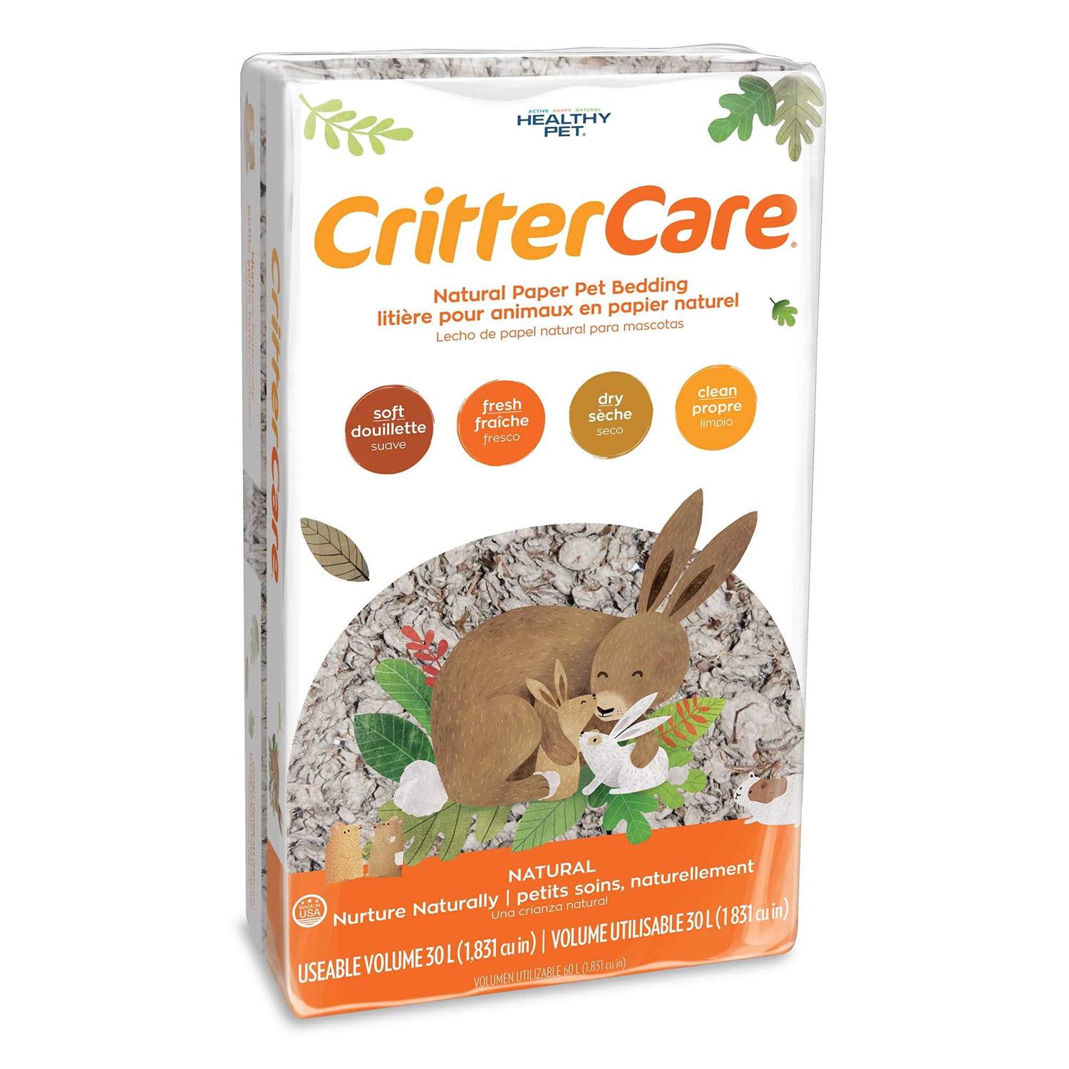 Healthy Pet CritterCare Natural Paper Bedding - Healthber