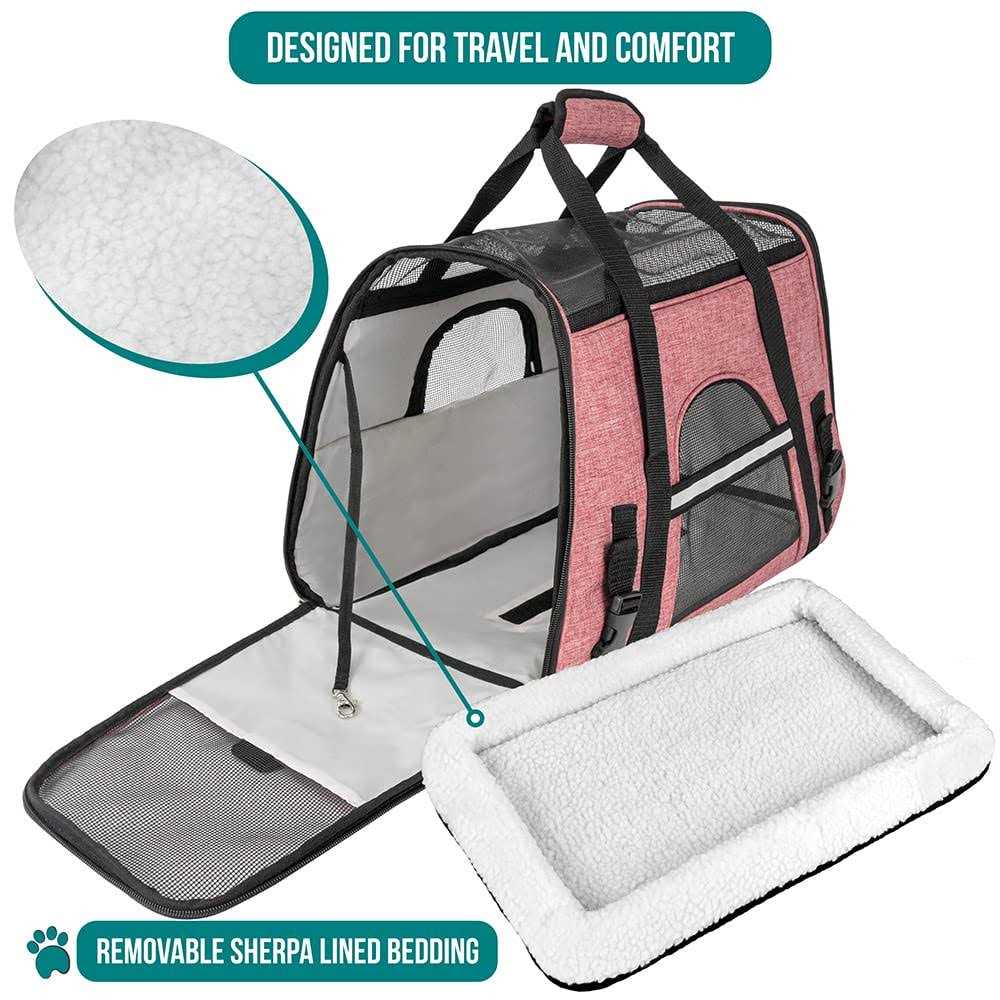 PetAmi Premium Airline Approved Soft Sided Pet Carrier - Healthber