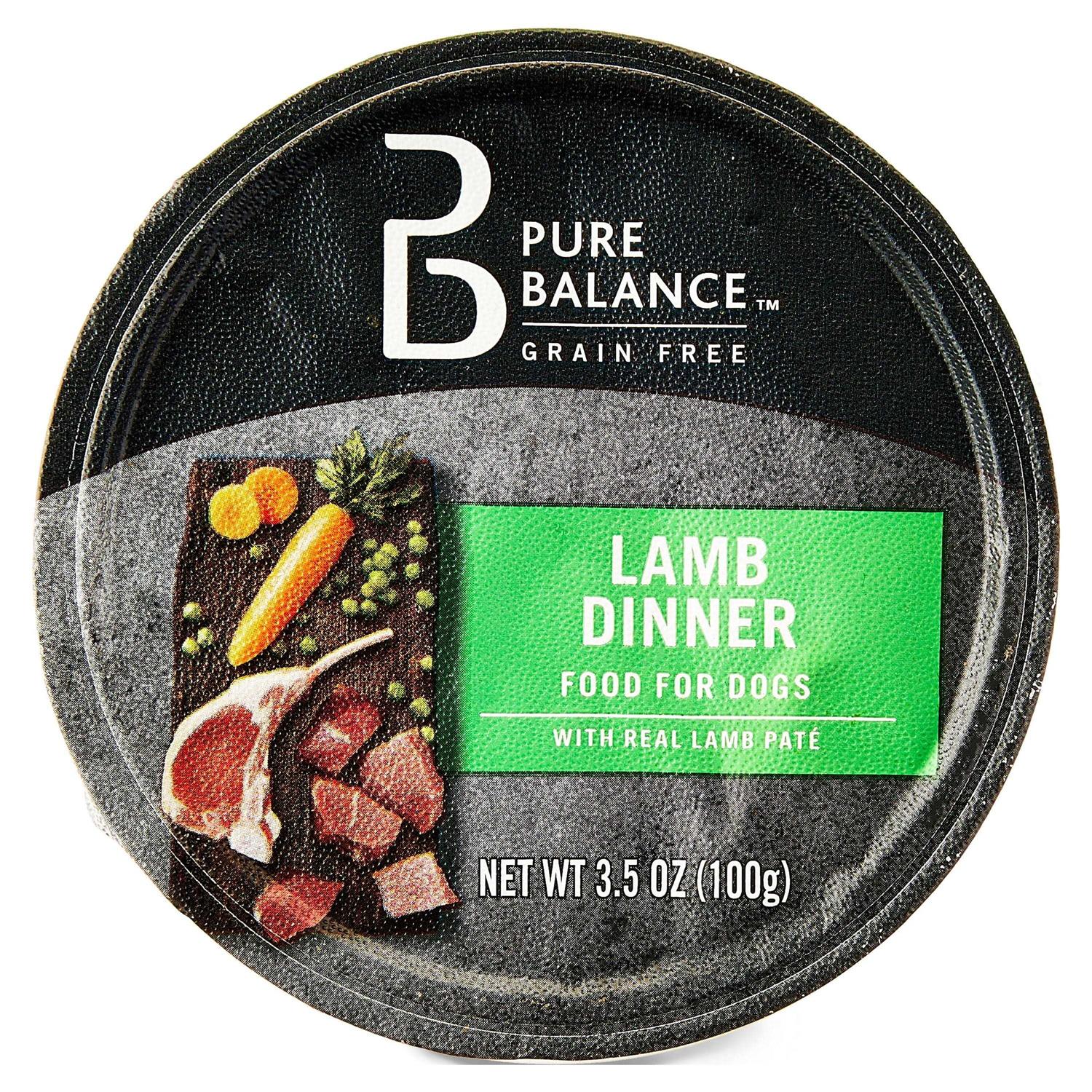 Pure Balance Lamb Pate Wet Dog Food Grain-Free - Healthber