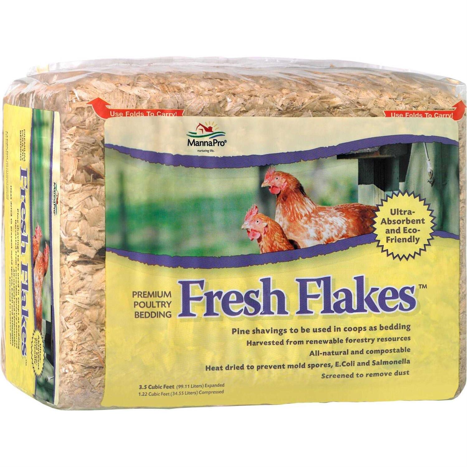 Manna Pro Fresh Flakes Poultry Bedding - Healthber