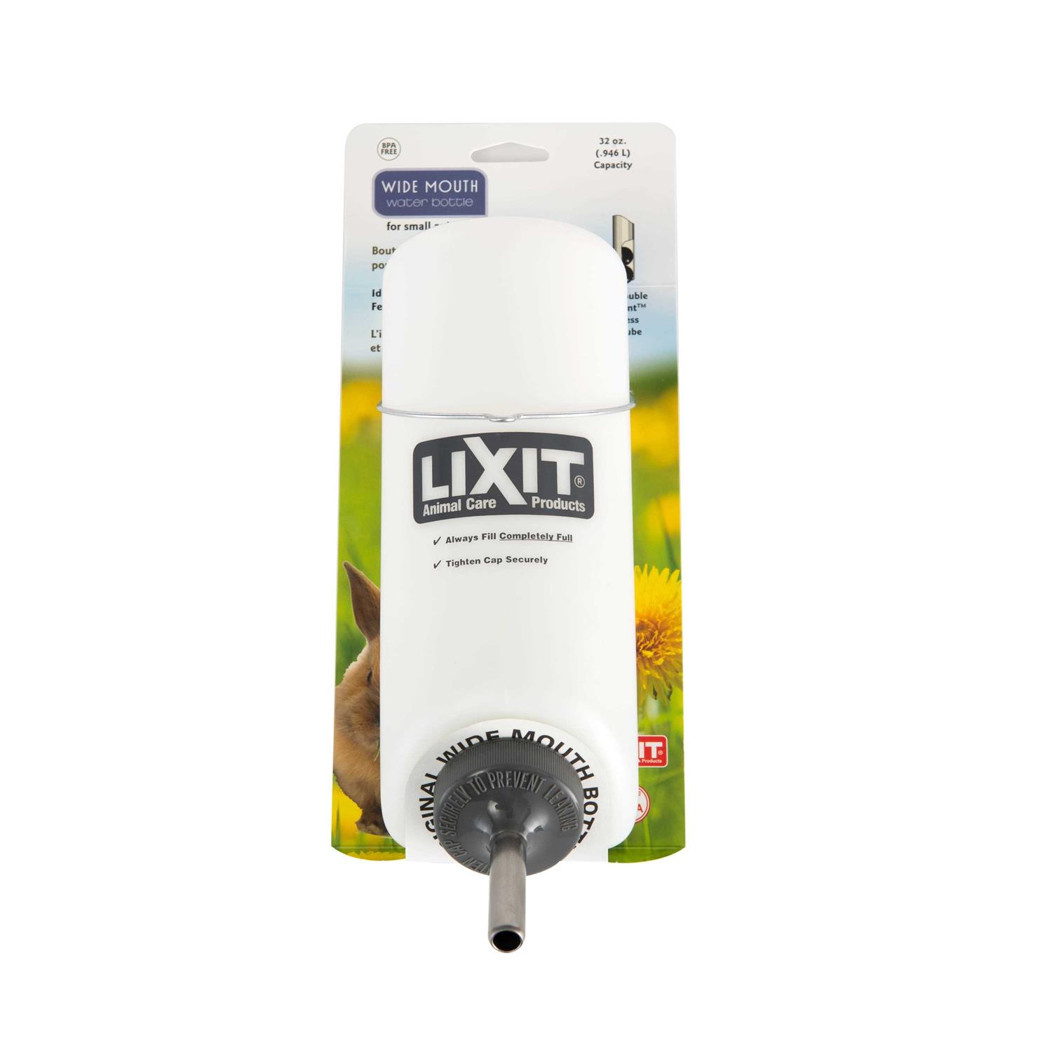 Lixit Wide Mouth Water Bottle - Healthber