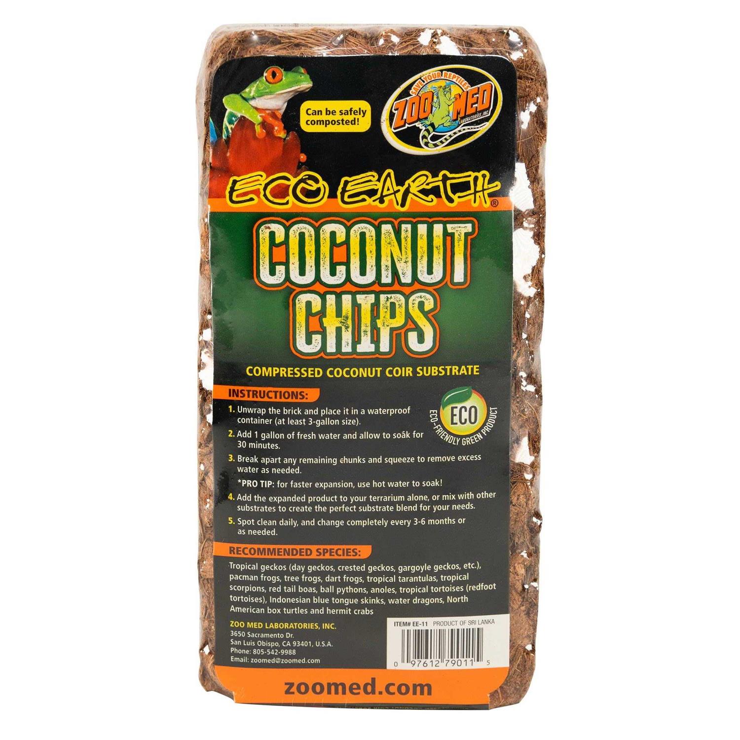 Zoo Med Eco Earth Coconut Chips - Healthber