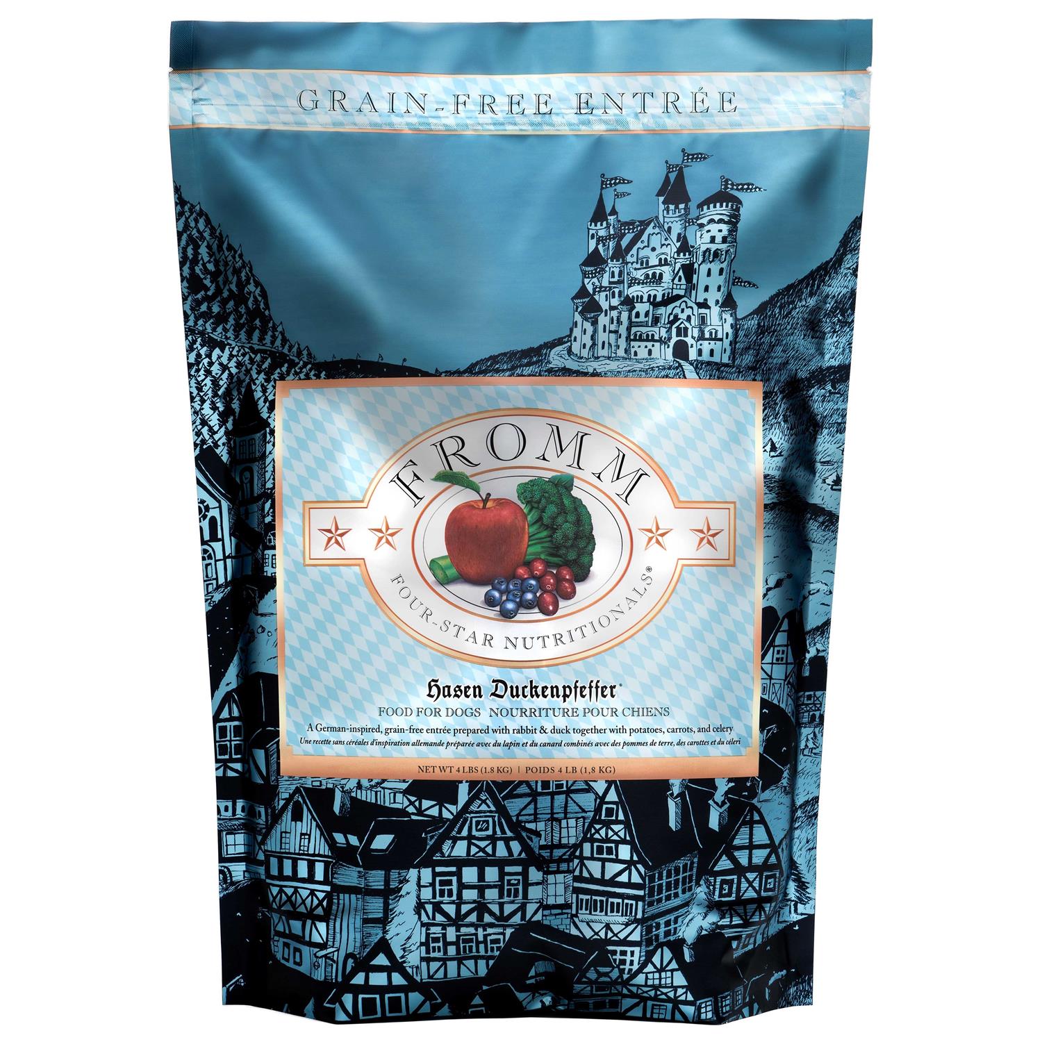 Fromm Four Star Hasen Duckenpfeffer Dog Food - Healthber