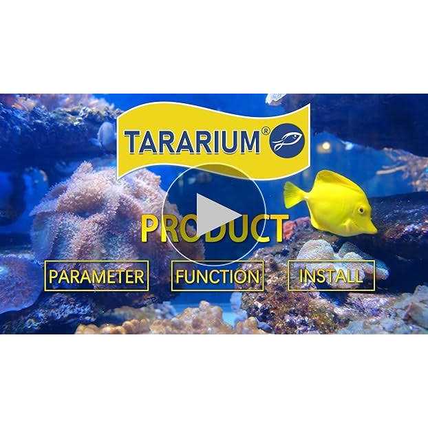 TARARIUM Aquarium Filter for 40-150 Gal. Tank Crystal 300gph Biochemical Filtration Powerful Pump Submersible Internal Fish Tank Filters Large Tank - Healthber