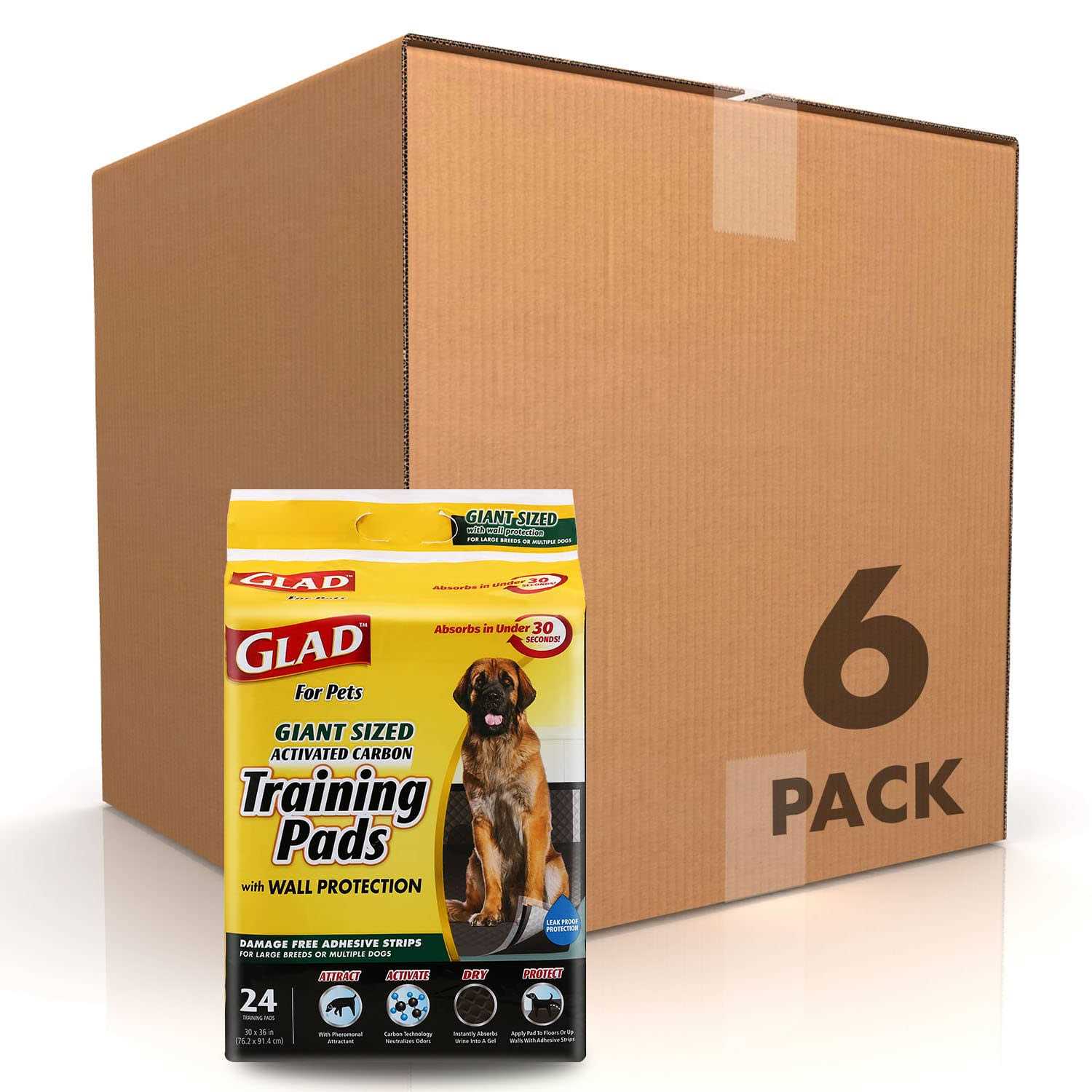 Glad for Pets Giant Size Activated Carbon Puppy Training Pads - Healthber
