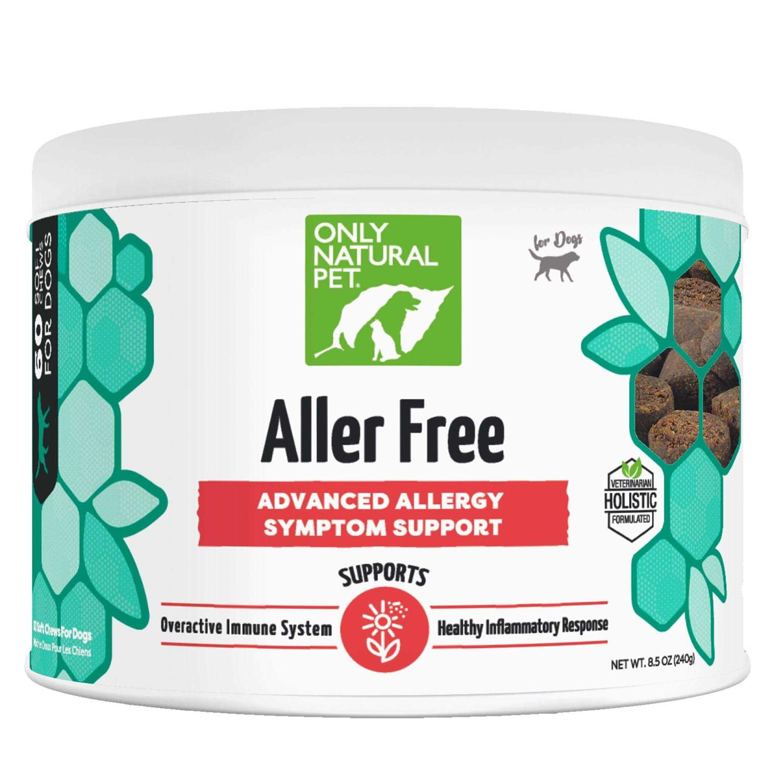 Only Natural Pet Aller Free Advanced Allergy Support Soft Dog Chews - Healthber