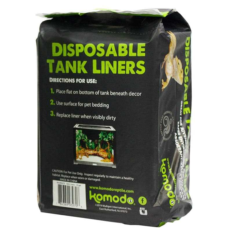 Komodo Repti-Pads Disposable Tank Liners 12 x - Healthber