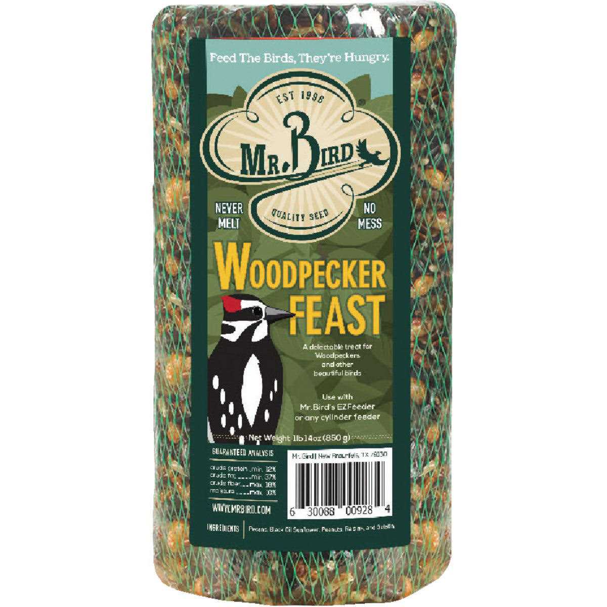 Mr. Bird Woodpecker Feast Cylinder - Healthber