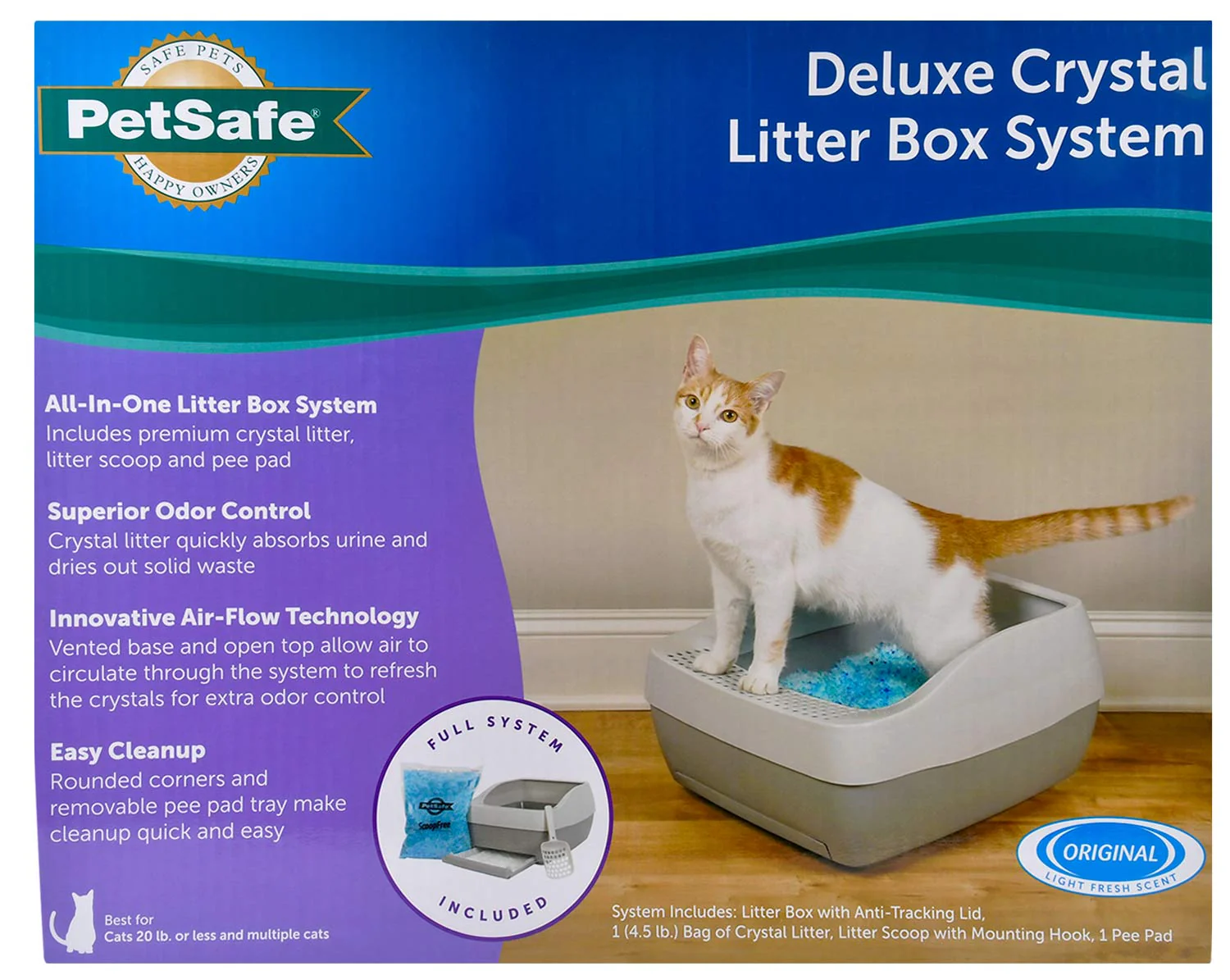 PetSafe Deluxe Crystal Litter Box System (& Accessories) - Healthber