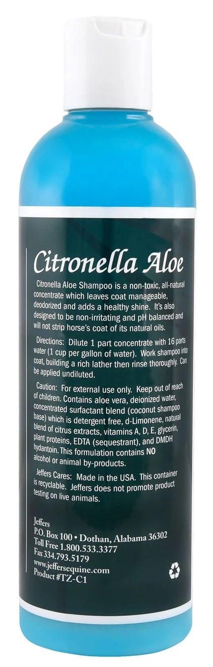 Equine Citronella Aloe All-Natural Horse Shampoo - Healthber
