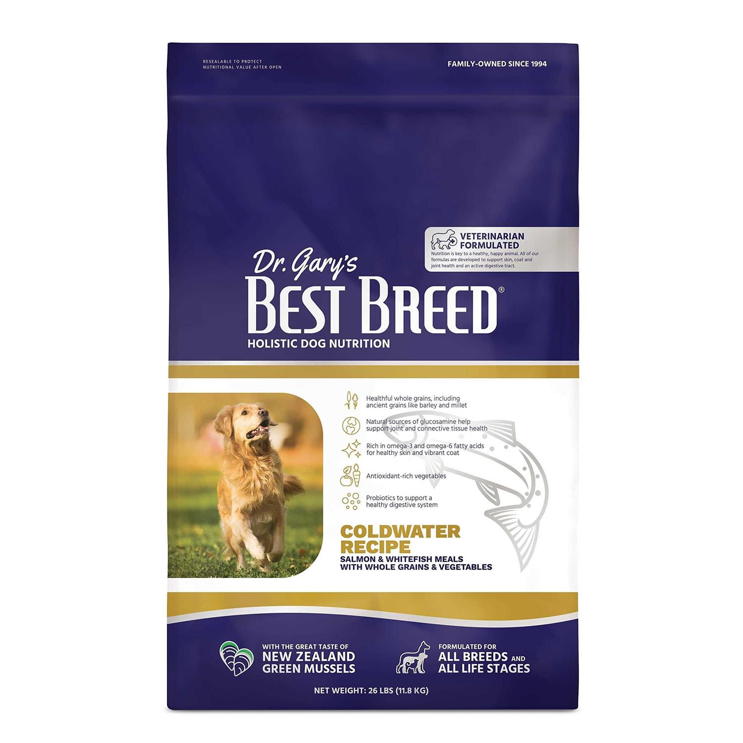Dr. Gary’s Best Breed Holistic Coldwater Recipe Dry Dog Food - Healthber