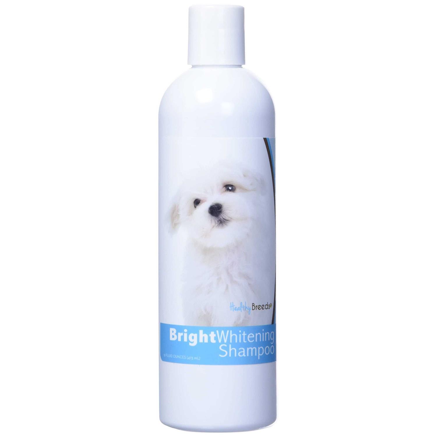 Healthy Breeds 12 oz Maltese Bright Whitening Shampoo - Healthber