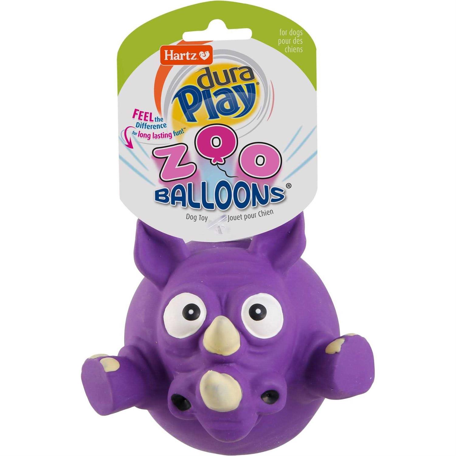 Hartz Zoo Balloons Dog Toy - Healthber