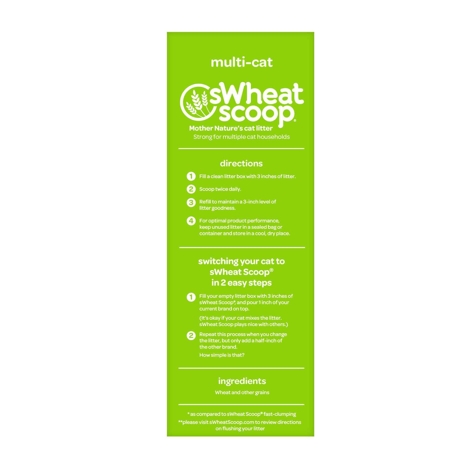 sWheat Scoop Cat Litter - Healthber