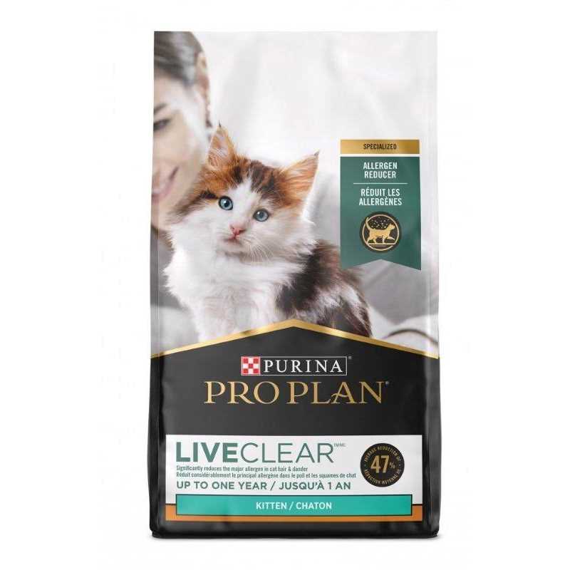 Purina Pro Plan LiveClear Dry Cat Food for Kittens Chicken & Rice Formula - Healthber