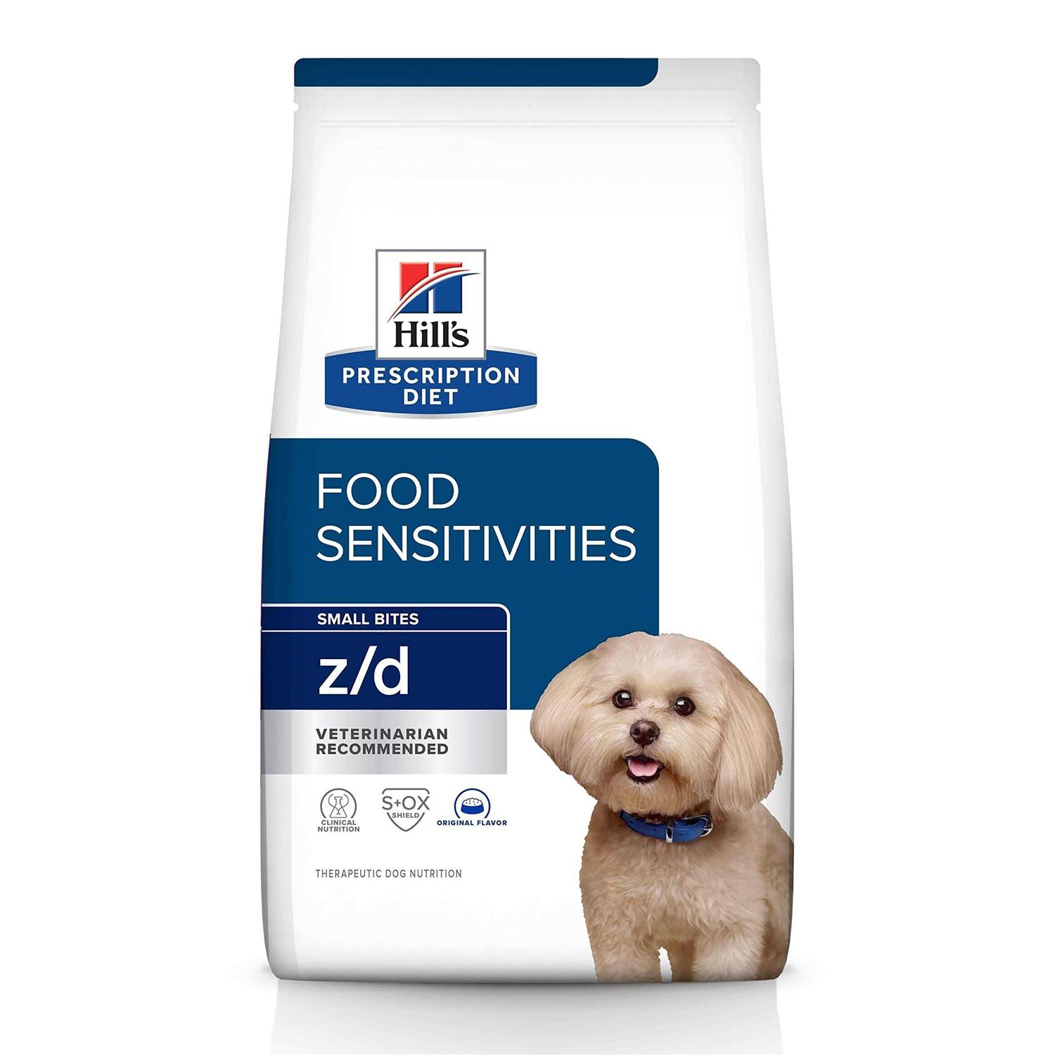 Hill’s Prescription Diet z/d Skin/Food Sensitivities Small Bites Dry Dog Food - Healthber
