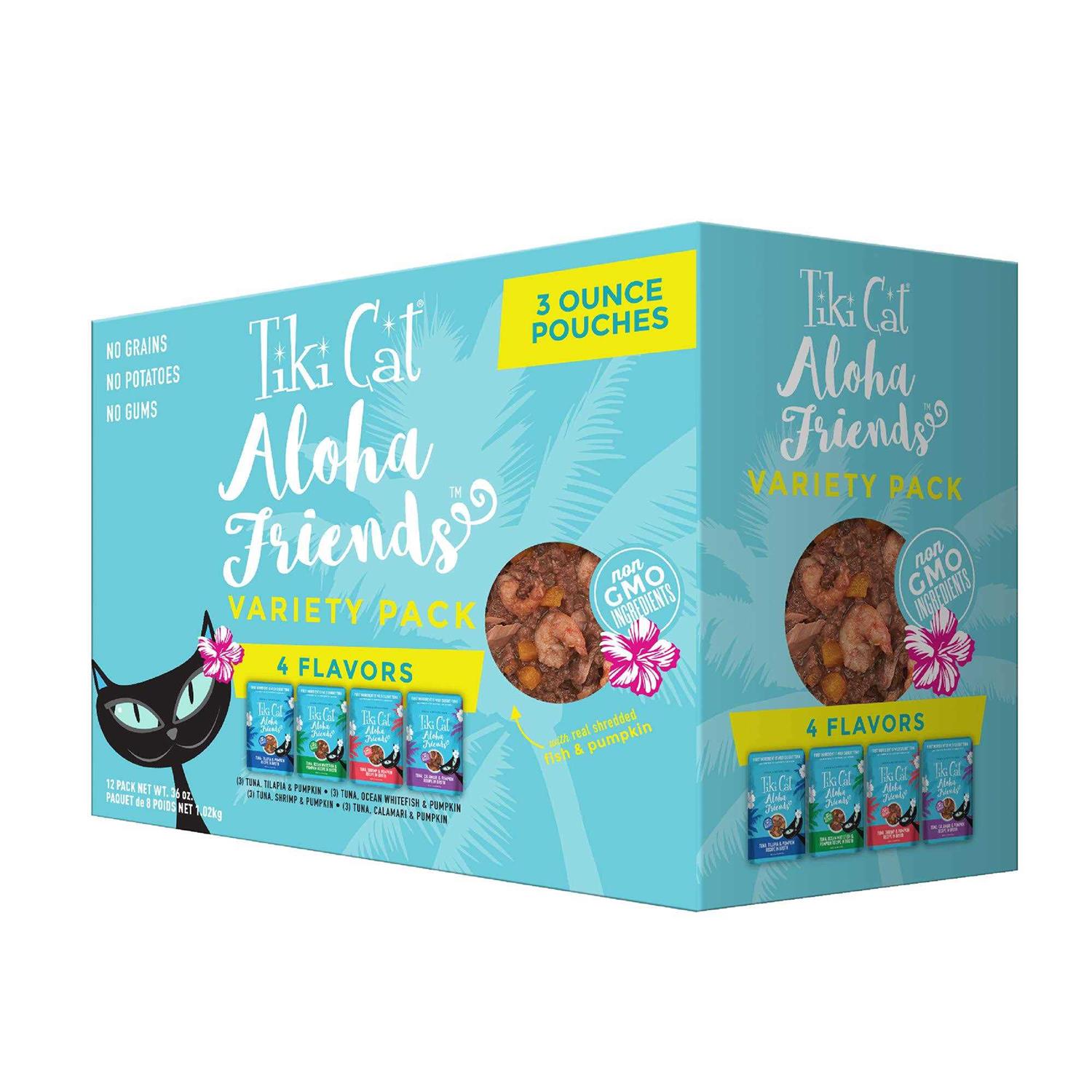 Tiki Cat Aloha Friends Cat Food Variety Pack - Healthber