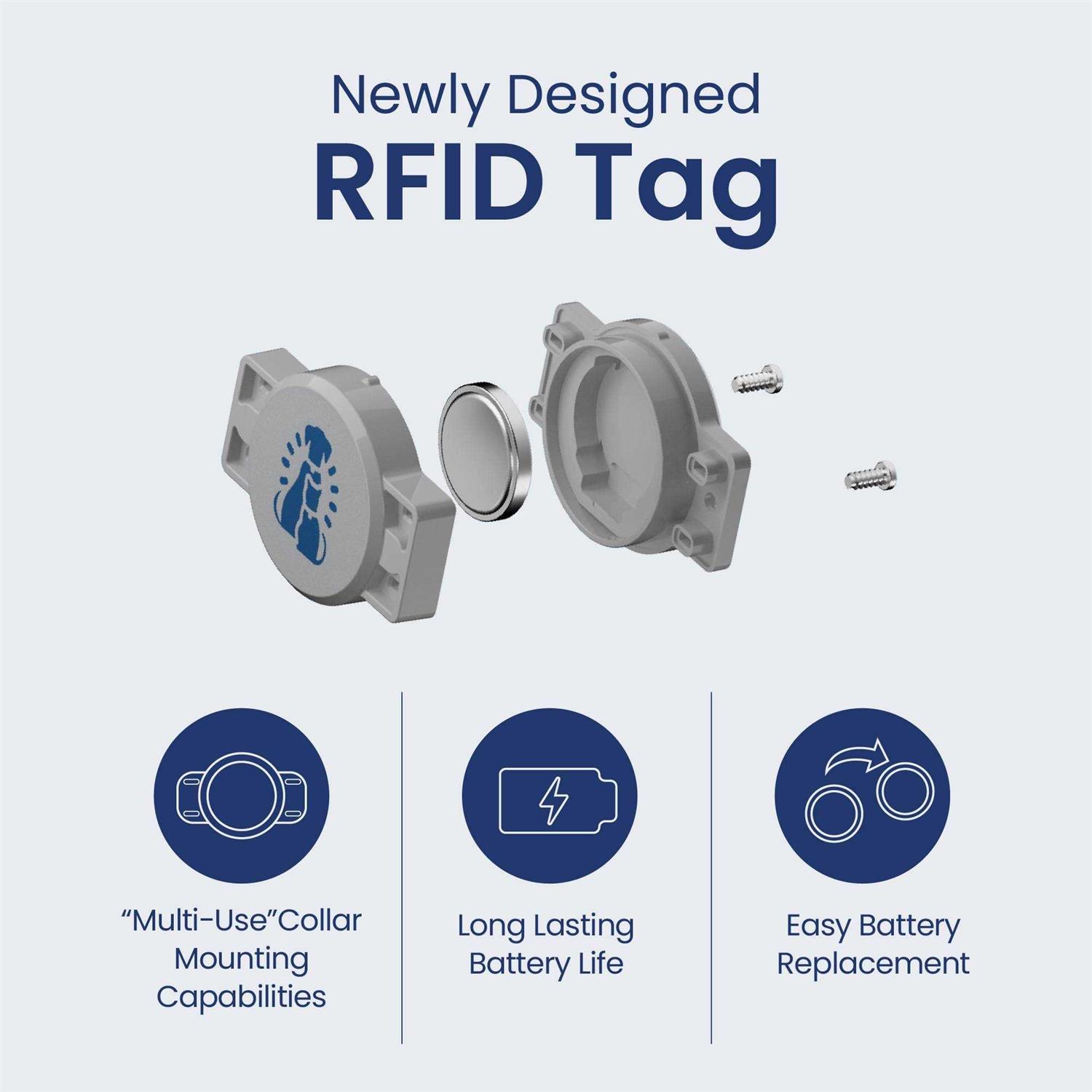 PortionPro Rx Additional RFID Dog & Cat Collar Tag - Healthber