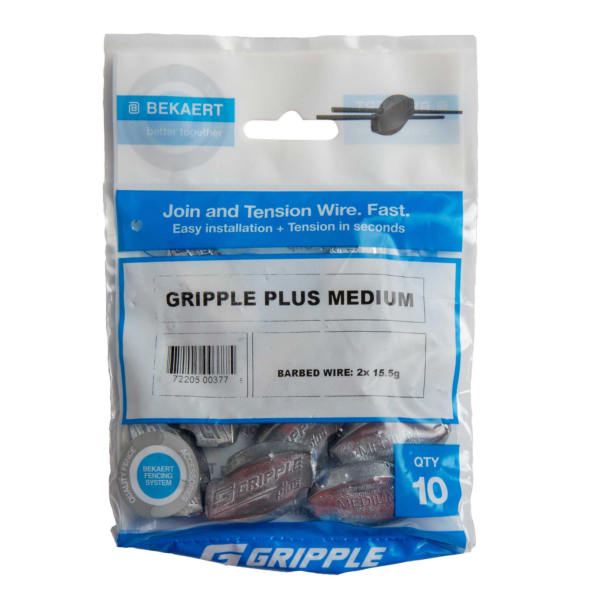 Gripple Plus Medium Joiner, 10 ct Bag - Healthber