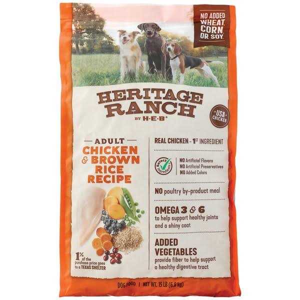 H-E-B Heritage Ranch Grain Free Dry Dog Food - Healthber