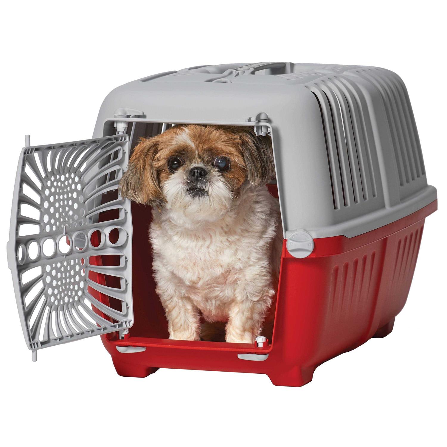 MidWest Spree Plastic Door Travel Carrier Pet Kennel - Healthber