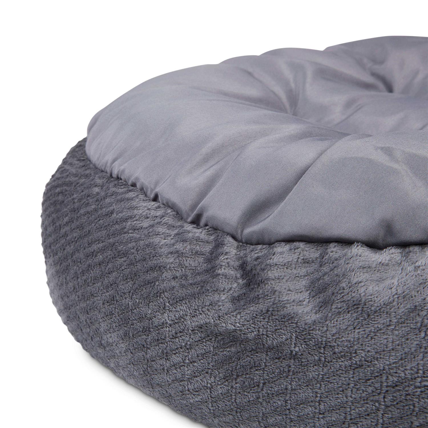 EveryYay Snooze Fest Textured Round Cat Bed - Healthber