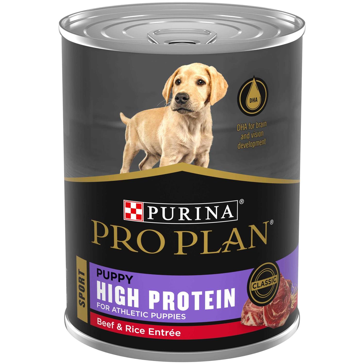 Purina Pro Plan Sport High Protein Rice Wet Puppy Food - Healthber