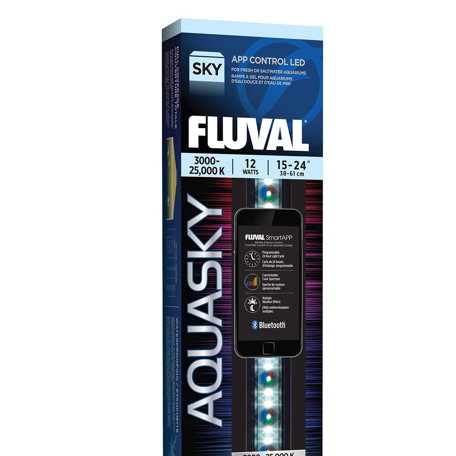 Fluval Aquasky Bluetooth LED Aquarium Light - Healthber