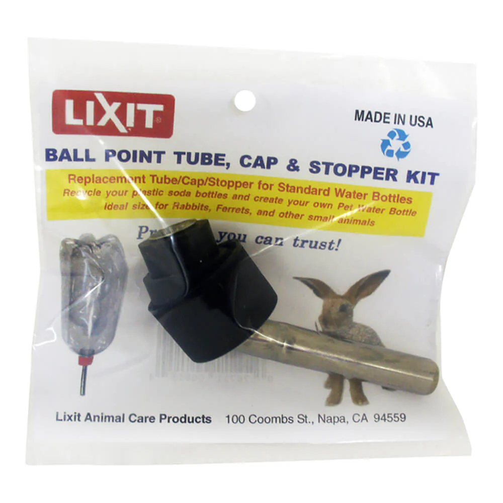 Lixit Ball Point Tube, Cap and Stopper Kit - Healthber