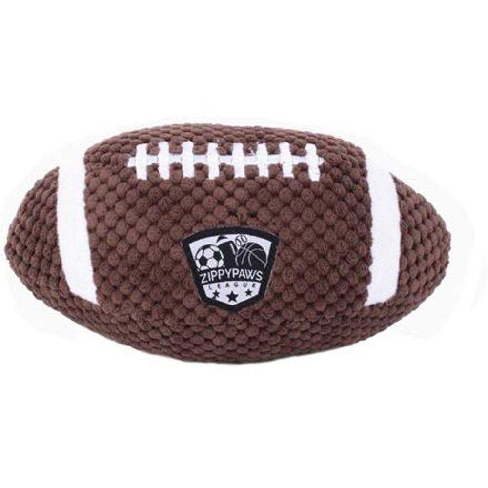 ZippyPaws SportsBallz Football Dog Toy - Healthber