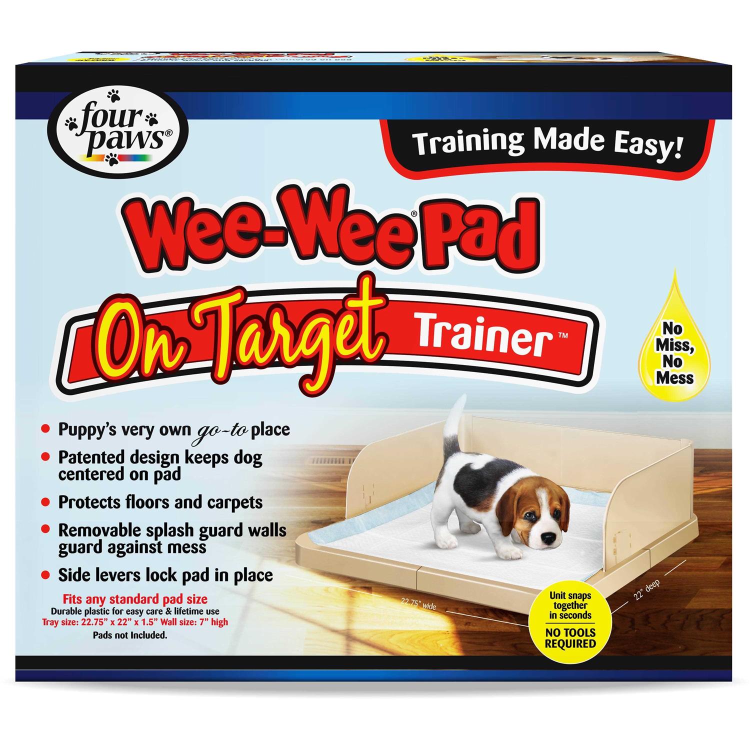 Four Paws Wee-Wee Pad On Target Trainer - Healthber