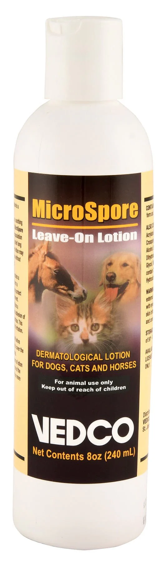 MicroSpore Leave-On Dermatological Lotion for Dogs, Cats, & Horses - Healthber