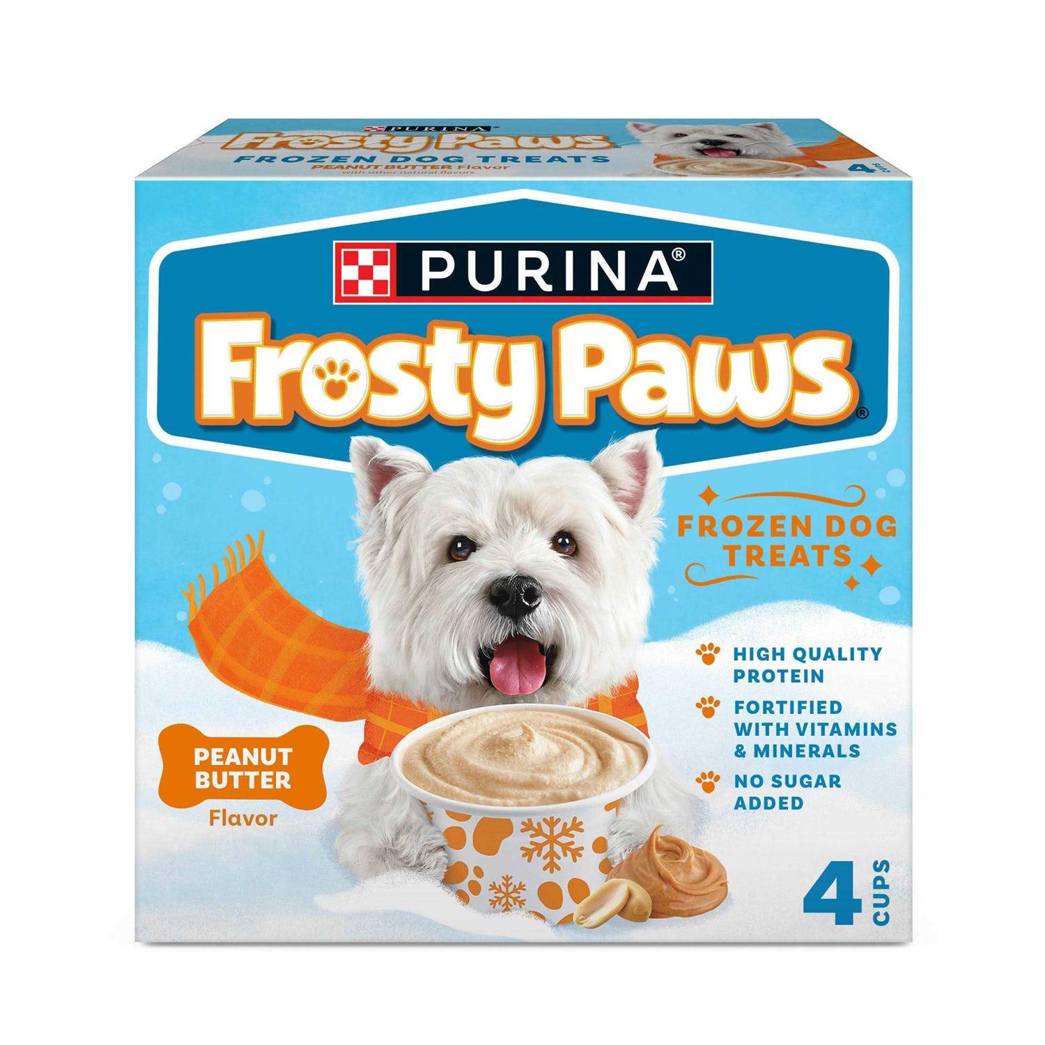 Frosty Paws Purina Peanut Butter Frozen Dog Treats - Healthber