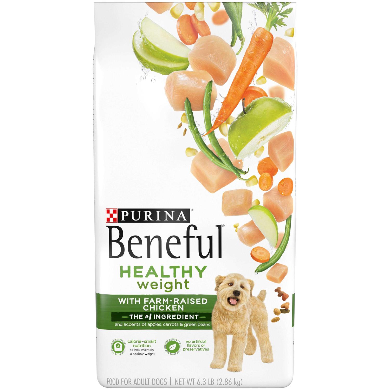 Purina Beneful Healthy Weight Dry Dog Food with Farm-Raised Chicken - Healthber