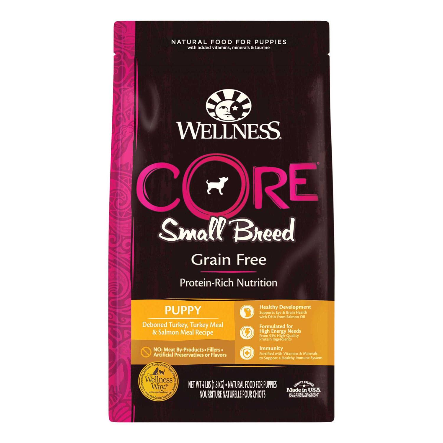 Wellness CORE Natural Grain Free Small Breed Dry Puppy Food - Healthber