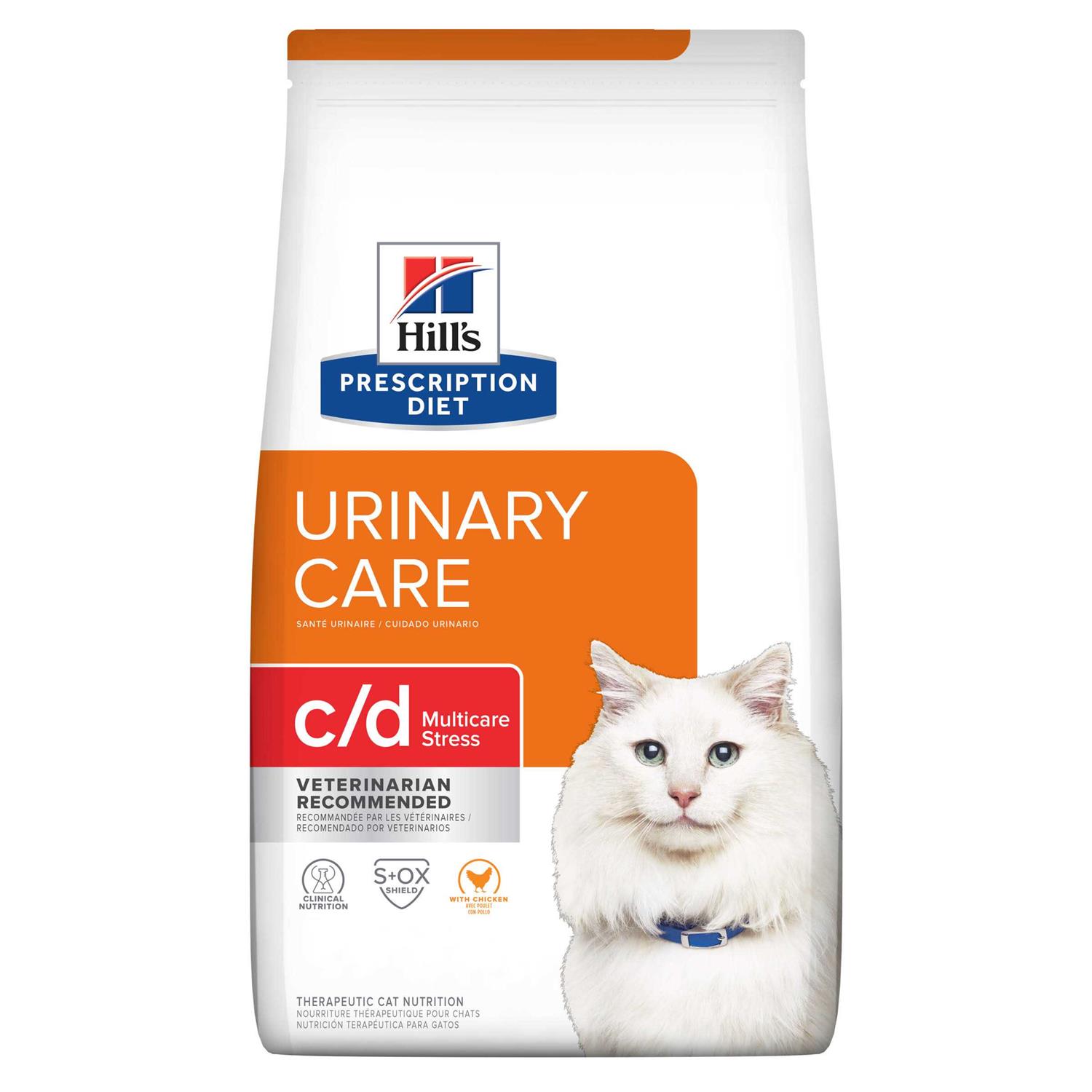 Hill&s Prescription Diet c/d Multicare Stress Urinary Care with Chicken Dry Cat Food - Healthber
