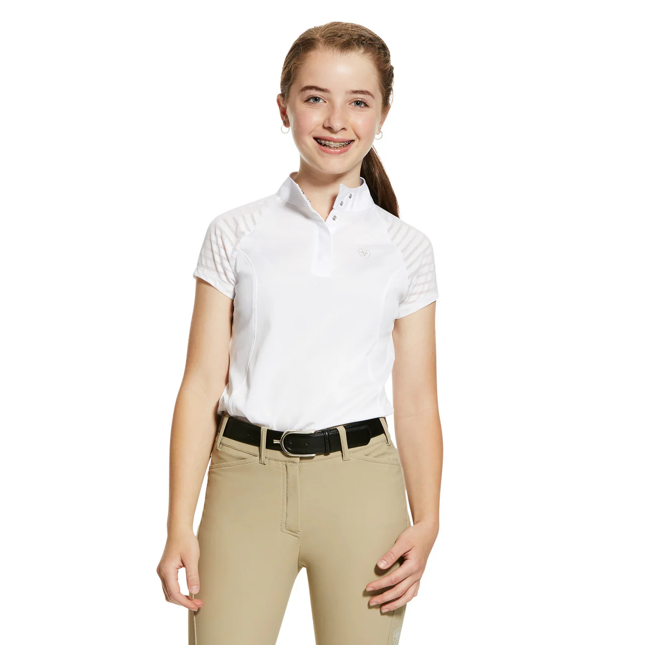 Ariat Unisex Youth Aptos Vent Show Shirt - Healthber