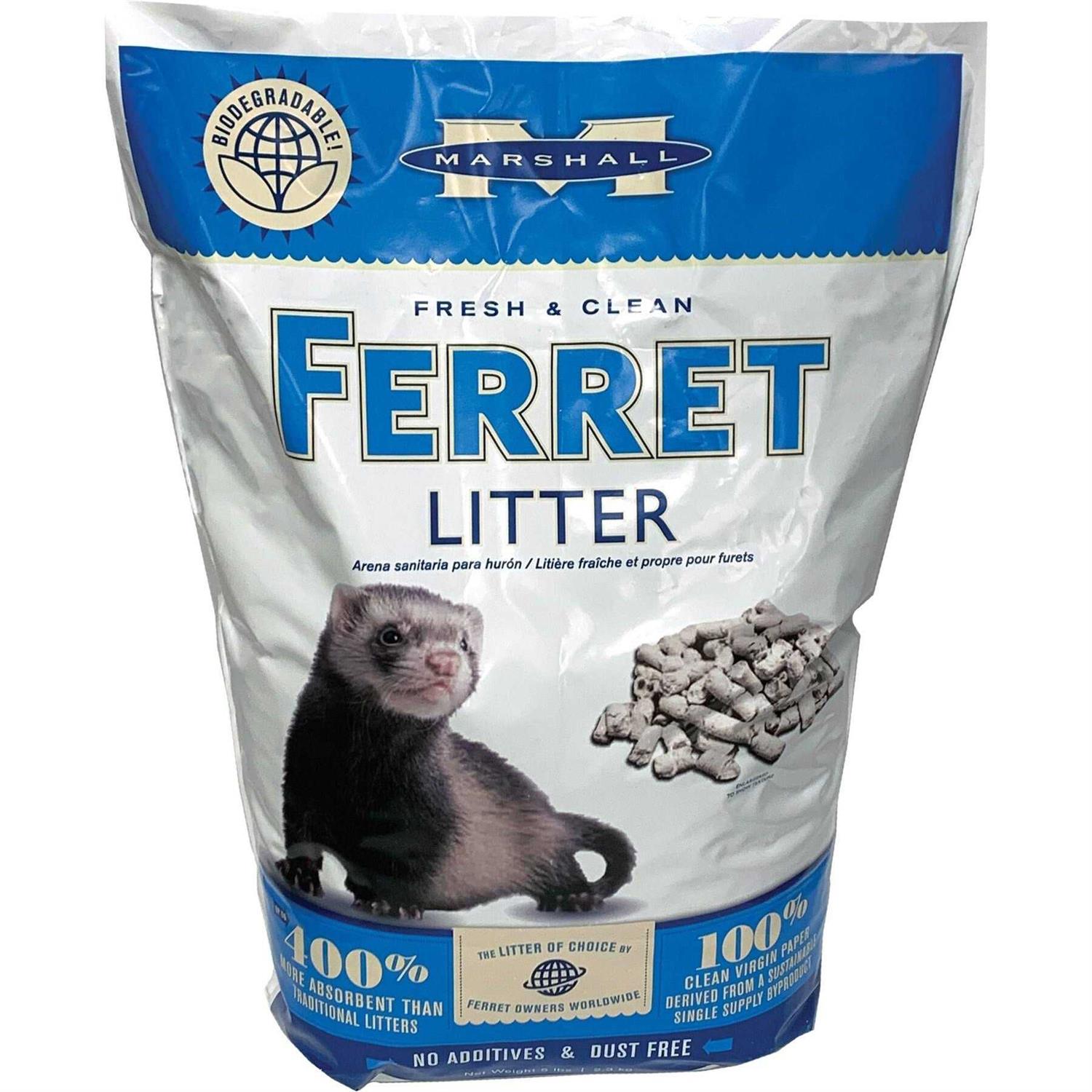 Marshall Fresh and Clean Ferret Litter - Healthber