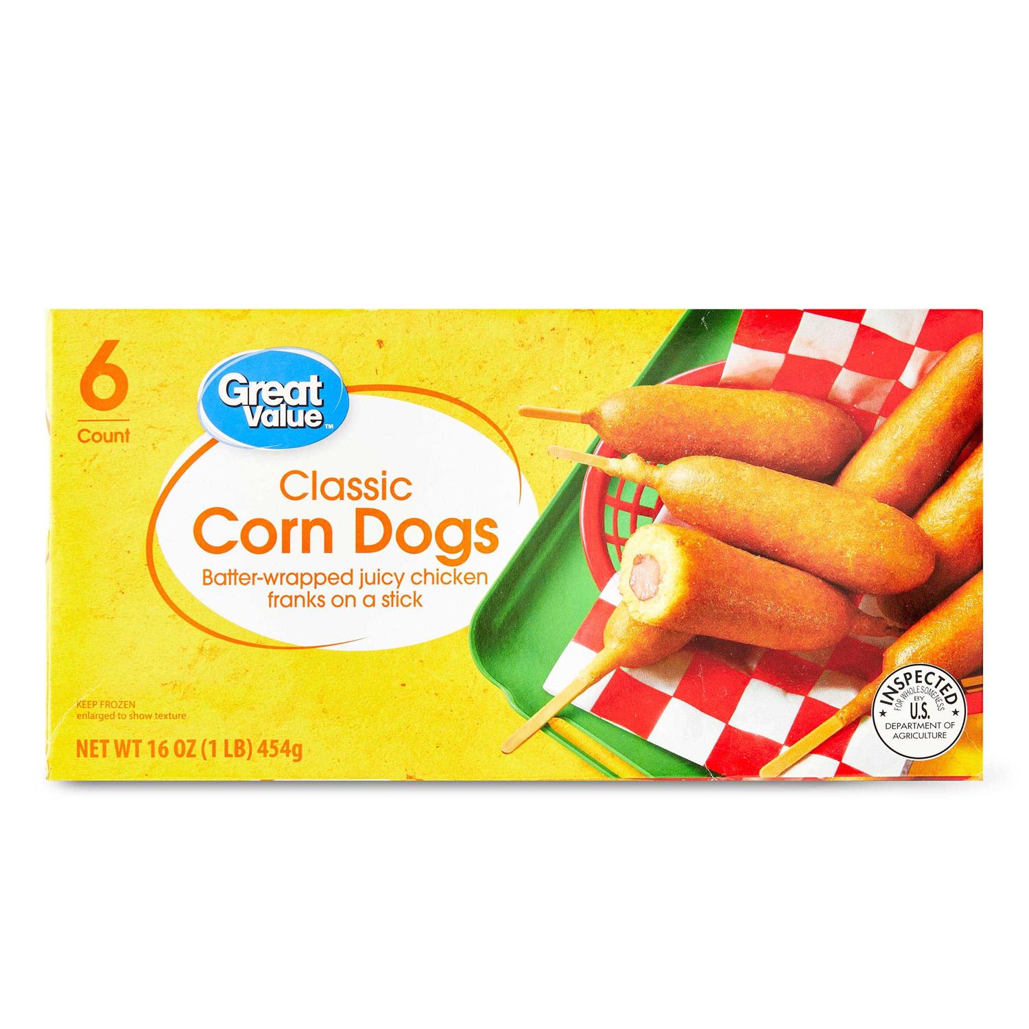 Great Value Frozen Classic Corn Dogs - Healthber