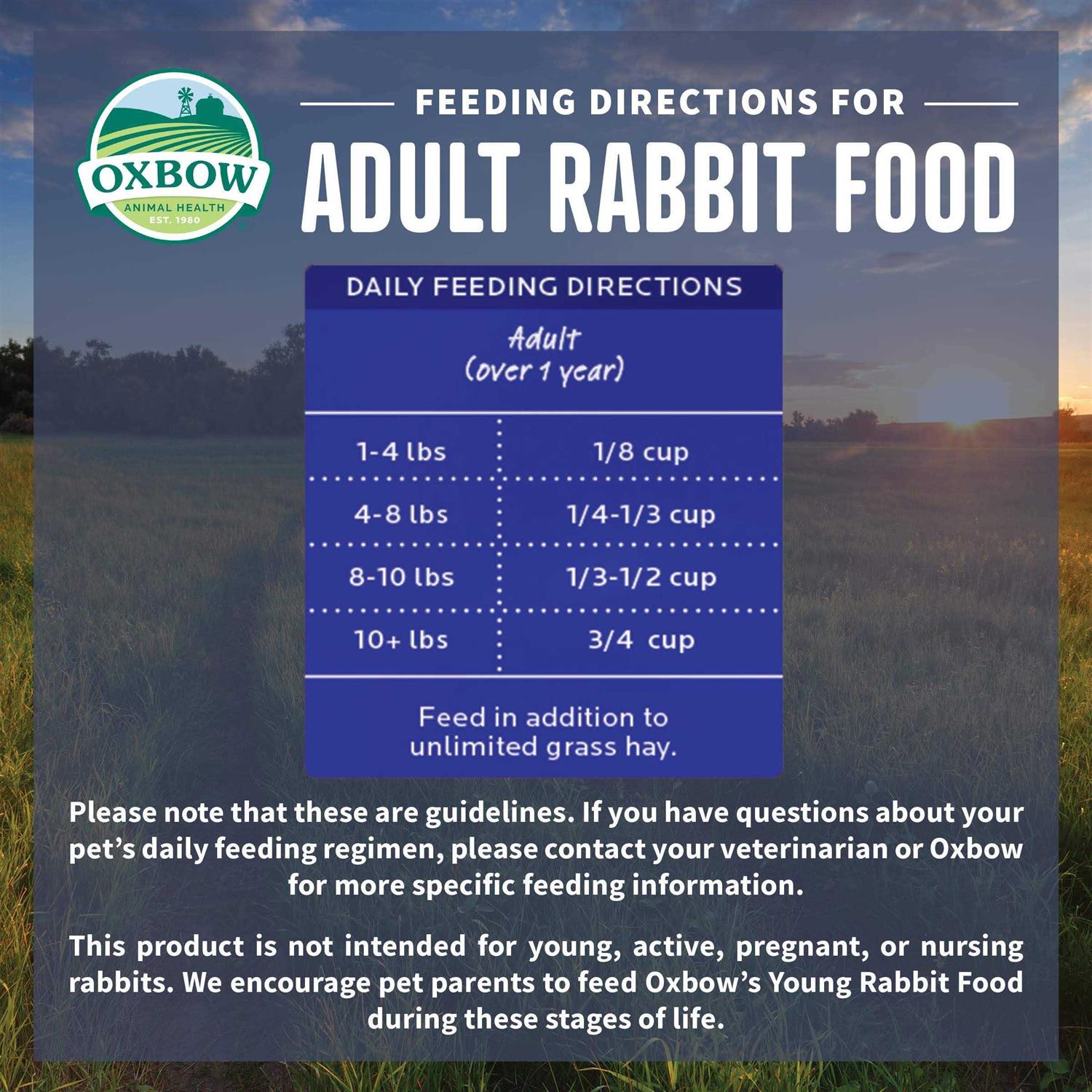 Oxbow Garden Select Adult Rabbit Food - Healthber