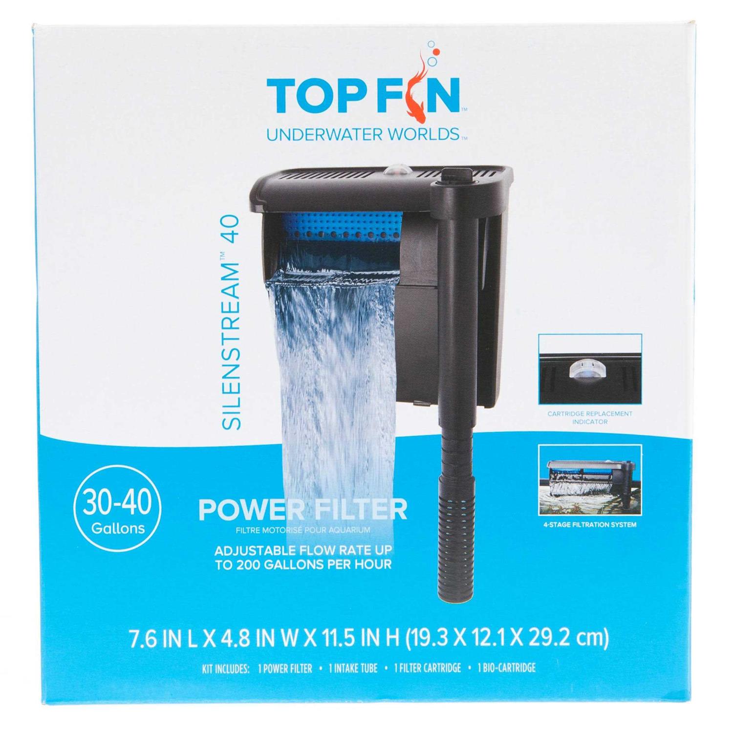 Top Fin Silenstream Power Filter - Healthber