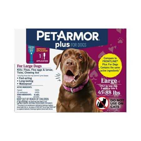 PetArmor Plus Flea and Tick Prevention for Large Dogs - Healthber