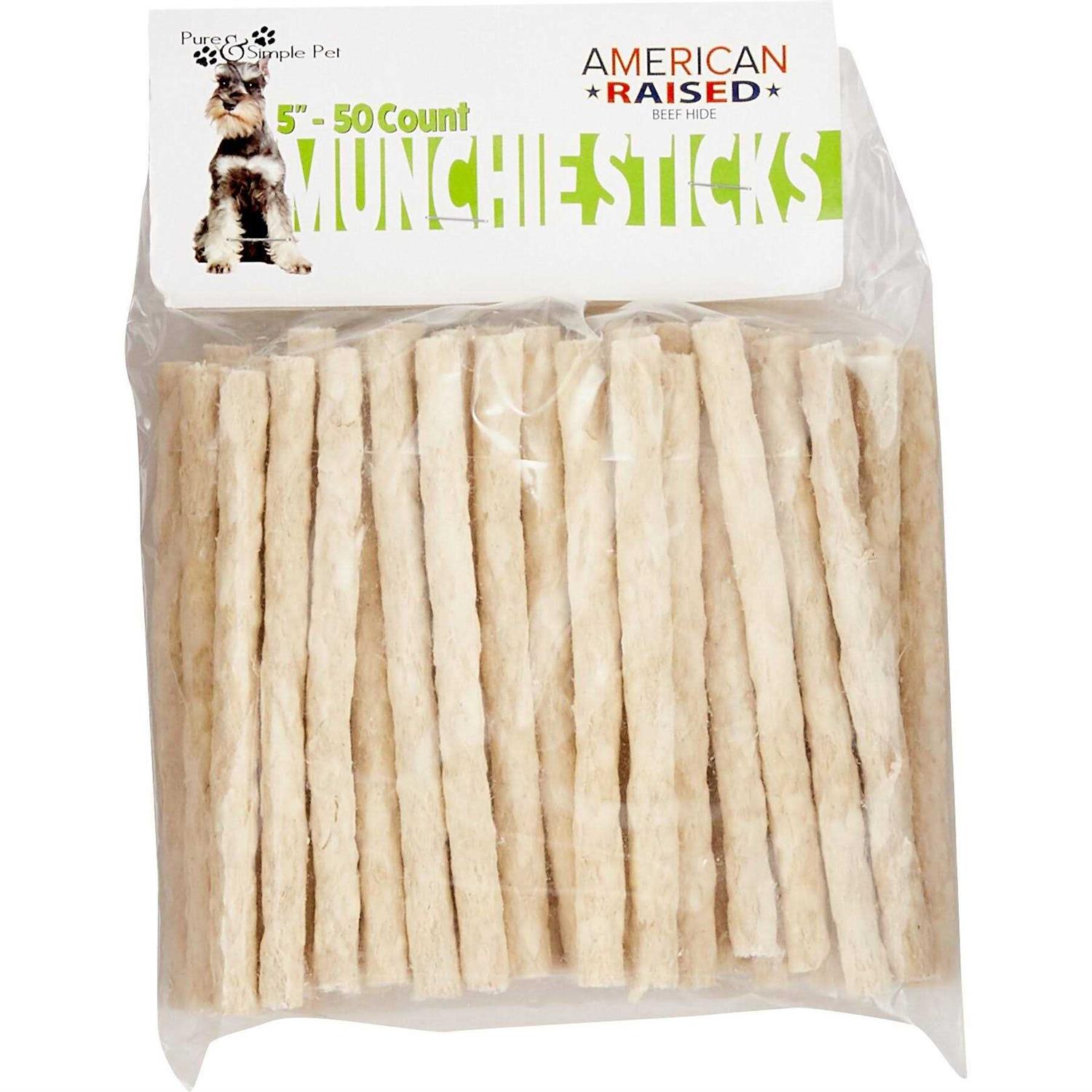 Pure & Simple Pet 5 inch Munchie Sticks - Healthber